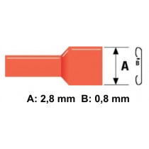 ST-011/R; Terminal: flat; 2.8mm; 0.8mm; female; 0.5÷1mm2; crimped; for cable; NINIGI ST-011/R; Terminal: flat; 2.8mm; 0.8mm; female; 0.5÷1mm2; crimped; for cable; NINIGI