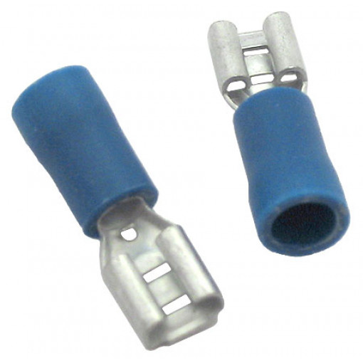 ST-003/B; Terminal: flat; 4.8mm; 0.8mm; female; 1.5÷2.5mm2; crimped; blue; NINIGI ST-003/B; Terminal: flat; 4.8mm; 0.8mm; female; 1.5÷2.5mm2; crimped; blue; NINIGI