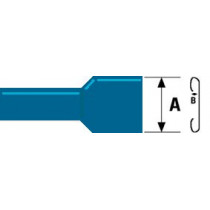 ST-013/B; Terminal: flat; 4.8mm; 0.8mm; female; 1.5÷2.5mm2; crimped; blue; NINIGI ST-013/B; Terminal: flat; 4.8mm; 0.8mm; female; 1.5÷2.5mm2; crimped; blue; NINIGI