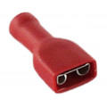 ST-010/R; Terminal: flat; 6.3mm; 0.8mm; female; 0.5÷1.5mm2; crimped; red; NINIGI