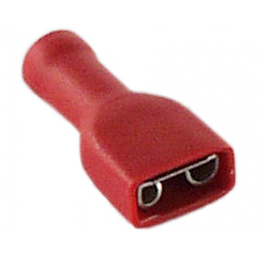 ST-010/R; Terminal: flat; 6.3mm; 0.8mm; female; 0.5÷1.5mm2; crimped; red; NINIGI