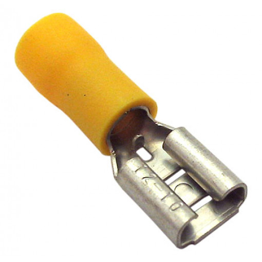 ST-005/Y; Terminal: flat; 6.3mm; 0.8mm; female; 4÷6mm2; crimped; for cable; NINIGI