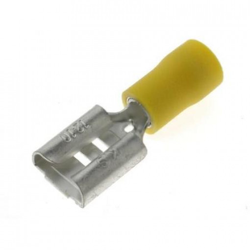ST-008/Y; Terminal: flat; 9.5mm; 1.2mm; female; 4÷6mm2; crimped; for cable; NINIGI ST-008/Y; Terminal: flat; 9.5mm; 1.2mm; female; 4÷6mm2; crimped; for cable; NINIGI