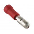 ST-040/R; Terminal: round; male; Ø: 4mm; 0.5÷1.5mm2; crimped; for cable; red; NINIGI