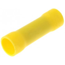 ST-065/Y; Butt splice; insulated; brass; 4÷6mm2; tinned; crimped; for cable; NINIGI ST-065/Y; Butt splice; insulated; brass; 4÷6mm2; tinned; crimped; for cable; NINIGI