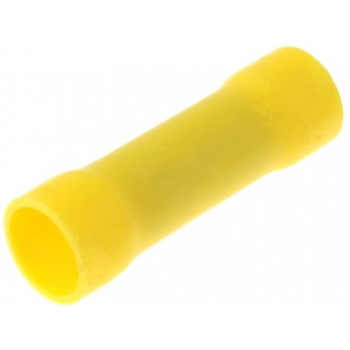 ST-065/Y; Butt splice; insulated; brass; 4÷6mm2; tinned; crimped; for cable; NINIGI ST-065/Y; Butt splice; insulated; brass; 4÷6mm2; tinned; crimped; for cable; NINIGI