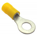 ST-083/Y; Ring terminal; M6; Ø: 6.4mm; 4÷6mm2; crimped; for cable; insulated; NINIGI ST-083/Y; Ring terminal; M6; Ø: 6.4mm; 4÷6mm2; crimped; for cable; insulated; NINIGI