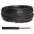 ; Wire: telecommunication cable; stranded; 2x28AWG; black; 100m; BQ CABLE