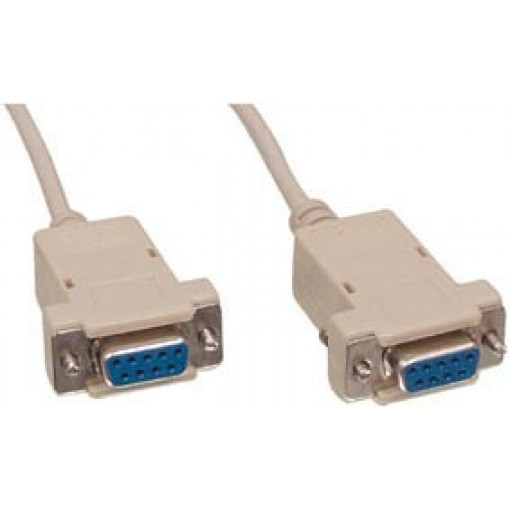 C-9GGNM/1.8; Cable; D-Sub 9pin socket,both sides; 2m; null-modem,snapped-in; BQ CABLE C-9GGNM/1.8; Cable; D-Sub 9pin socket,both sides; 2m; null-modem,snapped-in; BQ CABLE