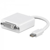 VSLDVIM/DVID.02.WH; Vads MiniDVI / DVI-D ligzdas 0.2m Macbook balts