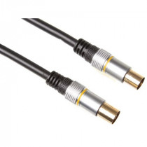 VSLC/.5#T; COAX PLUG TO COAX JACK / PROFESSIONAL / 5 / M-F VSLC/.5#T; COAX PLUG TO COAX JACK / PROFESSIONAL / 5 / M-F