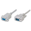 CAB-09GW/3; Cable; D-Sub 9pin socket,D-Sub 9pin plug; Len: 3m; Øcable: 5mm; BQ CABLE