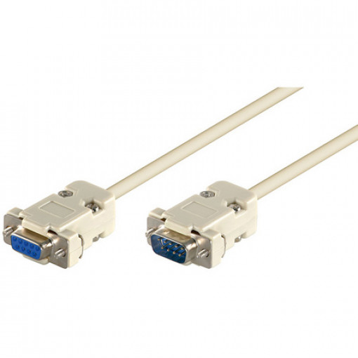 CAB-09GW/5; Cable; D-Sub 9pin socket,D-Sub 9pin plug; Len: 5m; Øcable: 5mm; BQ CABLE