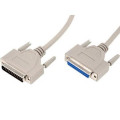 CAB-25GW/2; Cable; D-Sub 25pin socket,D-Sub 25pin plug; Len: 2m; BQ CABLE