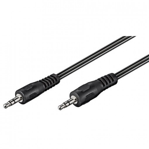 50430; Cable; Jack 3.5mm plug,both sides; 5m; Goobay