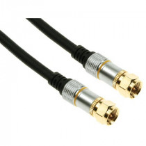 VSSF/.5#T; F-CONNECTOR PLUG TO F-CONNECTOR PLUG / PROFESSIONAL / 5,0 / M-M VSSF/.5#T; F-CONNECTOR PLUG TO F-CONNECTOR PLUG / PROFESSIONAL / 5,0 / M-M