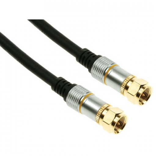 VSSF/.5#T; F-CONNECTOR PLUG TO F-CONNECTOR PLUG / PROFESSIONAL / 5,0 / M-M VSSF/.5#T; F-CONNECTOR PLUG TO F-CONNECTOR PLUG / PROFESSIONAL / 5,0 / M-M