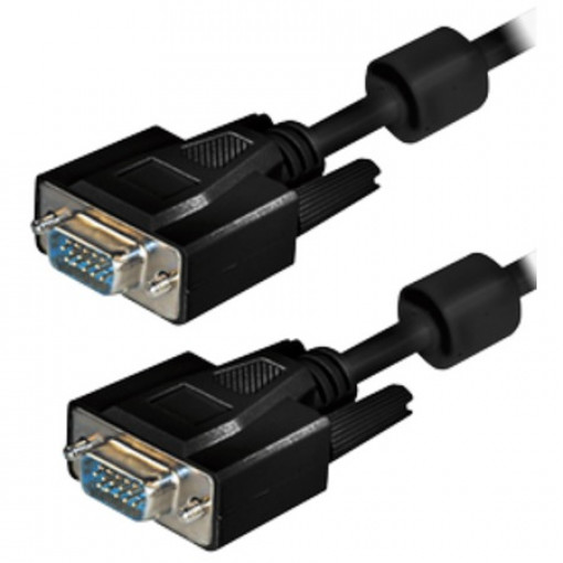 AK-AV-01; Cable; D-Sub 15pin HD plug,both sides; black; 1.8m; AKYGA