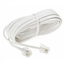 ; Cable: telephone; RJ11 plug,both sides; 3m; white; BQ CABLE