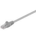 95557; Patch cord; U/UTP; 5e; stranded; CCA; PVC; grey; 1.5m; 26AWG; Goobay
