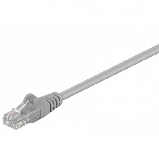 68367; Patch cord; U/UTP; 5e; stranded; CCA; PVC; grey; 3m; 26AWG; Goobay 68367; Patch cord; U/UTP; 5e; stranded; CCA; PVC; grey; 3m; 26AWG; Goobay