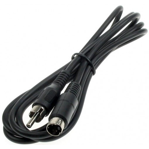 VSSMD4/R1.15; Vads MiniDin 4k spr / 1RCA spr., 1.50m