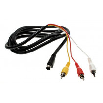 VSSMD4/R3.15; Vads MiniDin 4k / 3 RCA spraudņi, 1.50m