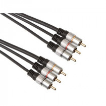 VSSR3/.25#T; Vads 3RCA / 3RCA spraudņi, 2.50m Professional Video un Audio L/K