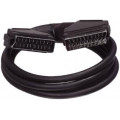 11870; Cable; SCART plug,both sides; 3m; black; Goobay