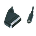 VSSS/MD4.15; Vads Scart / MiniDin 4k spraudņi 1.5m