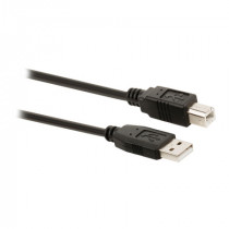 CAB-USB2AB/1.8-BK; Cable; USB 2.0; USB A plug,USB B plug; 1.8m; black; Core: CCA; BQ CABLE