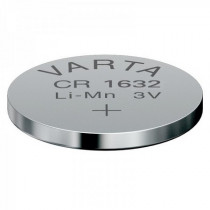 CR1632; Battery: lithium; 3V; CR1632,coin; Batt.no: 1; Ø16x3.2mm; 130mAh; ENERGIZER
