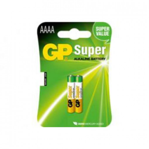 25A-U2; Battery: alkaline; 1.5V; AAAA; Batt.no: 2; non-rechargeable; GP 25A-U2; Battery: alkaline; 1.5V; AAAA; Batt.no: 2; non-rechargeable; GP