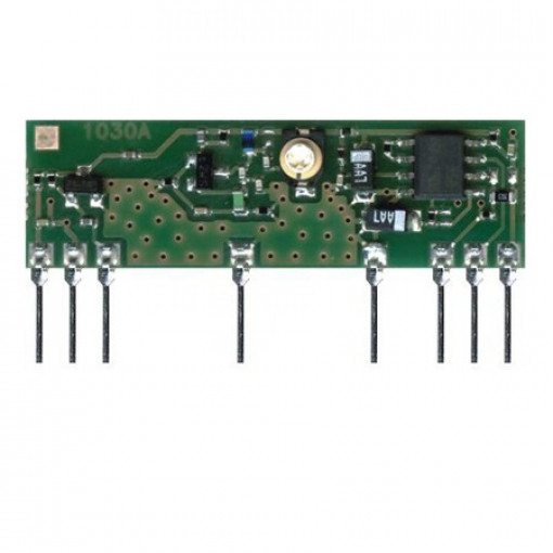 650201133G; Module: RF; AM receiver; AM,ASK; 433.92MHz; -106dBm; 5VDC; 2.5mA; AUREL 650201133G; Module: RF; AM receiver; AM,ASK; 433.92MHz; -106dBm; 5VDC; 2.5mA; AUREL