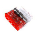 TERMQ05/25.4.2273; Termināls 0.5-2.5mm² 4poli Self-locking 24A/450VAC Wago 2273-204