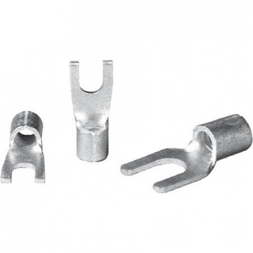 ST-097/2; Fork terminal; M6; 0.5÷1mm2; crimped; for cable; non-insulated; NINIGI