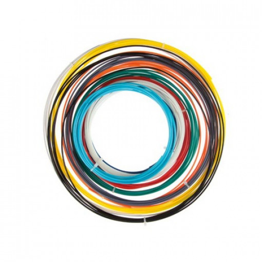 PR3D.SET175.ABS; 3D rokas printera materiāls printēšanai ABS 1.75mm komplekts 10 krāsas pa 3m PR3D.SET175.ABS; 3D rokas printera materiāls printēšanai ABS 1.75mm komplekts 10 krāsas pa 3m