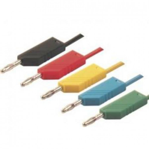 MLNSIL100/1RT; Test lead; 60VDC; 16A; 4mm banana plug-4mm banana plug; Len: 1m; HIRSCHMANN T&M MLNSIL100/1RT; Test lead; 60VDC; 16A; 4mm banana plug-4mm banana plug; Len: 1m; HIRSCHMANN T&M