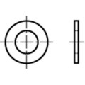 1269550; Washer; round; M3; D=6mm; h=0.5mm; steel; Plating: zinc; DIN: 433; BOSSARD