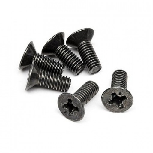 5002397; Screw; M3x6; DIN: 965A; Head: countersunk; Pozidriv; steel; PZ1; BOSSARD