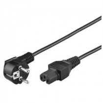 ; Cable; CEE 7/7 (E/F) plug angled,IEC C15 female; 1.8m; black; LIAN DUNG