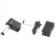 ; Plug; DC supply; female; 5,5/2,5mm; 5.5mm; 2.5mm; for cable; 9mm; 