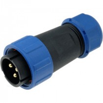 SP2110/P3 II 1N; SP21; plug; male; PIN: 3; IP68; 7÷12mm; soldering; for cable; 500V; WEIPU
