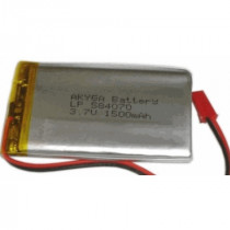 L584070; Re-battery: Li-Po; 3.7V; 1500mAh; cables; 5.8x40x70mm; CELLEVIA BATTERIES L584070; Re-battery: Li-Po; 3.7V; 1500mAh; cables; 5.8x40x70mm; CELLEVIA BATTERIES