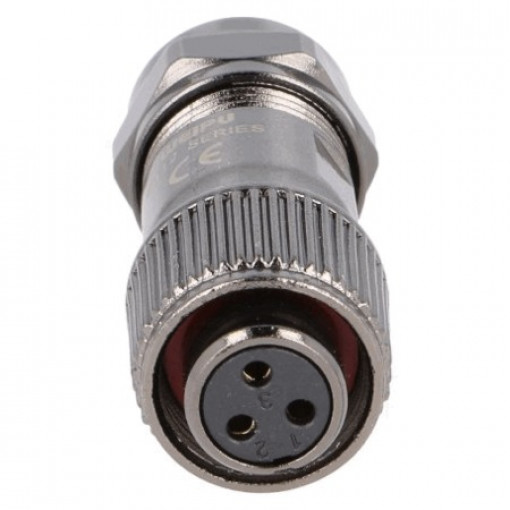 ST1210/S3; ST12; plug; female; PIN: 3; IP67; 5÷8mm; 13A; soldering; for cable; WEIPU ST1210/S3; ST12; plug; female; PIN: 3; IP67; 5÷8mm; 13A; soldering; for cable; WEIPU