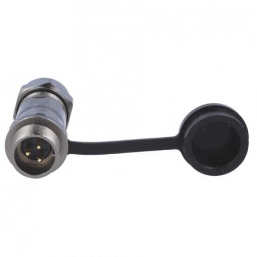 ST1211/P3; ST12; plug; male; PIN: 3; IP67; 5÷8mm; 13A; soldering; for cable; 250V; WEIPU