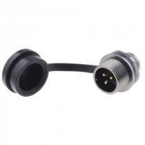 ST1212/P3; ST12; socket; male; PIN: 3; IP67; 13A; soldering; 250V; 2mm2; -25÷85°C; WEIPU