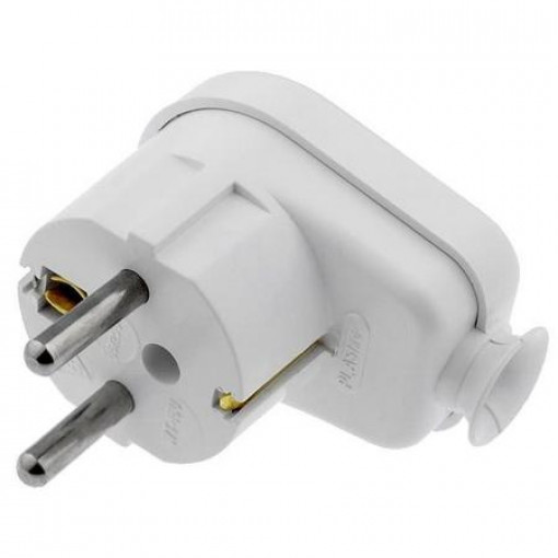 WT-16U; Connector: AC supply; male; plug; 2P+PE; 230VAC; 16A; white; PIN: 3; TIMEX-ELEKTRO