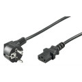 ; Cable; CEE 7/7 (E/F) plug angled,IEC C13 female; 3m; black; PVC; LIAN DUNG ; Cable; CEE 7/7 (E/F) plug angled,IEC C13 female; 3m; black; PVC; LIAN DUNG