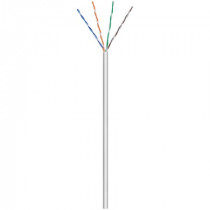 68707; Wire; U/UTP; 5e; stranded; CCA; 4x2x26AWG; PVC; grey; 100m; Goobay